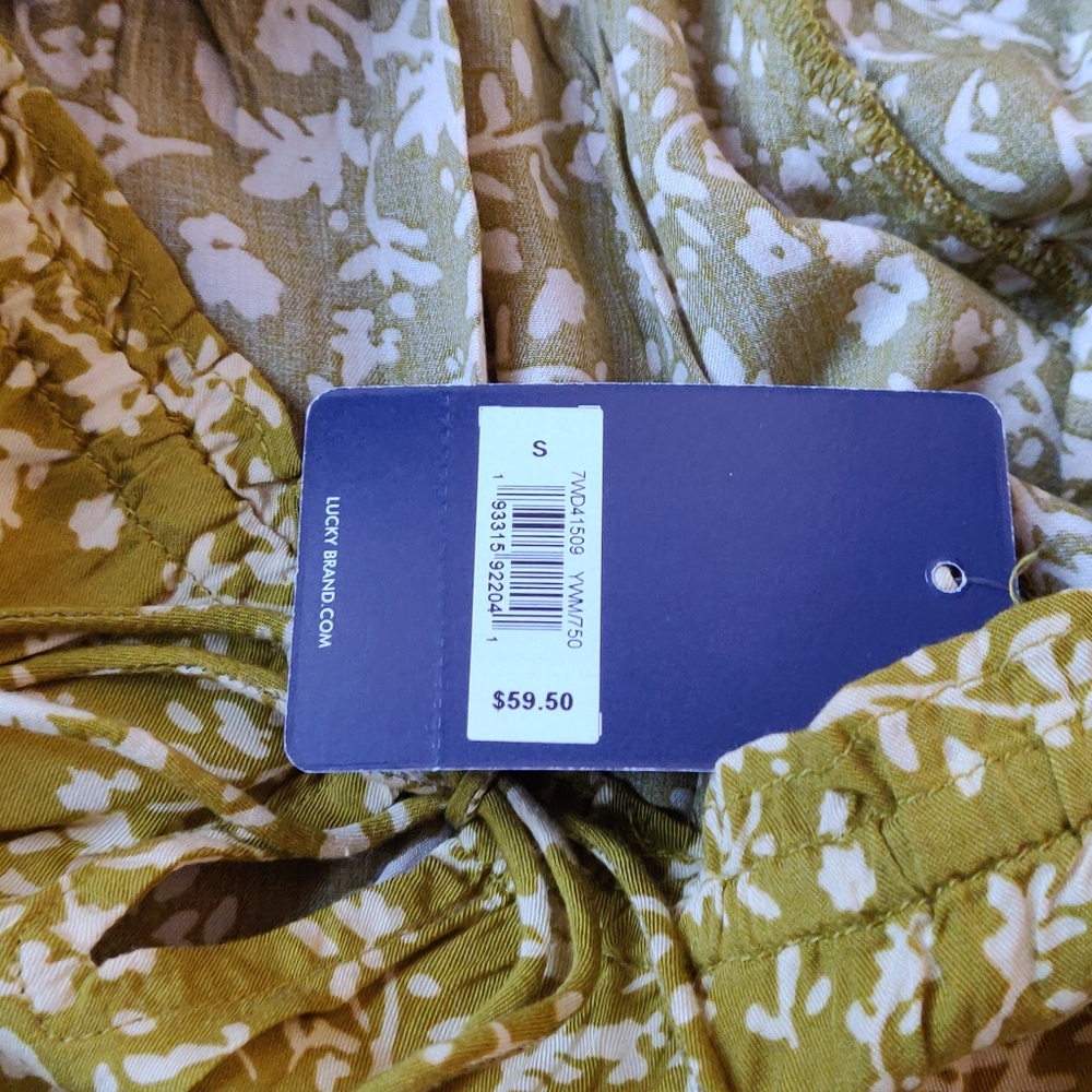 🔥Lucky Brand Mustard Peasant Blouse 🔥| S - Picture 10 of 10